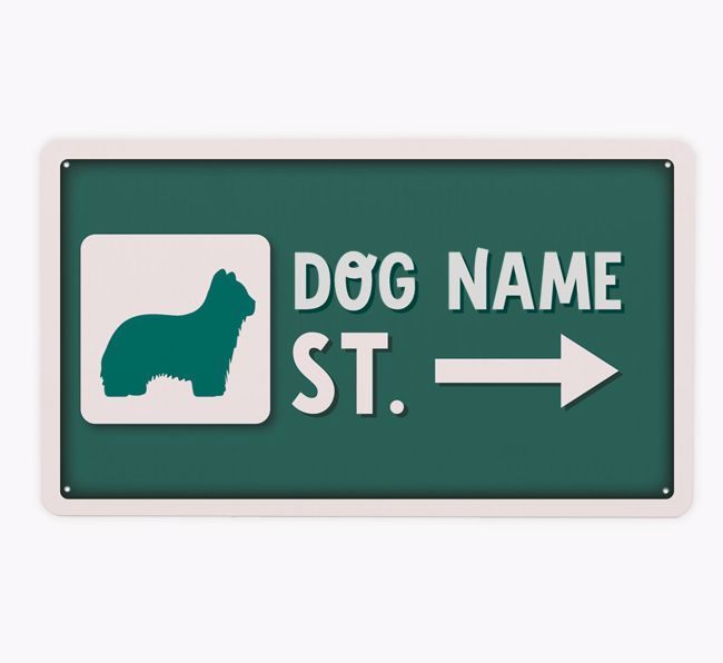 Street Sign: Personalised {breedFullName} Metal Sign